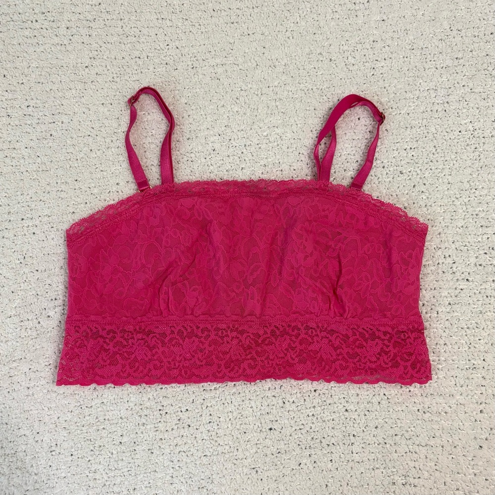 Vintage Y2K Victoria’s Secret Pink Lace Bralette
